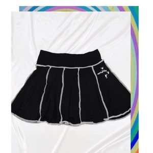 Omighty contrast stitch mini skirt